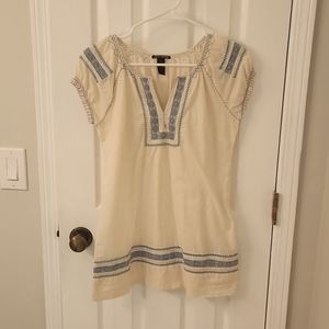 NWOT Lucky Brand Embroidered Top, S